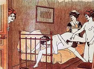 Vintage Erotic Art Captures Timeless Sensual Poses