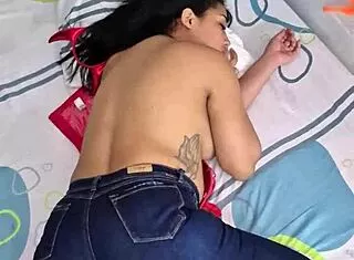 Venezuelan hottie parties halloween with wild halloween fucking
