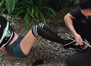 Ever wonder what park beauty bound tickled moans like?