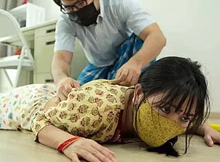 horny indian maid seduces boss for intense fuck while cleaning house closeup