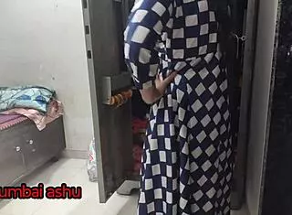 Desi Maid Cleans Home but Boss Fucks Her Rough in Mumbai Ashu!