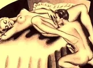 Vintage Erotic Art Captures Timeless Sensual Poses
