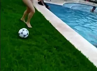 that bikini thong hugs her Latina ass so perfectly damn