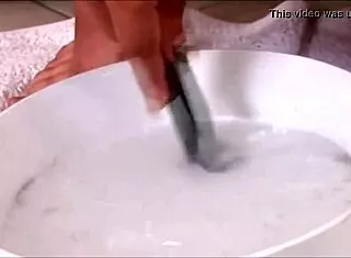 watch me shave my smooth pussy up close and personal