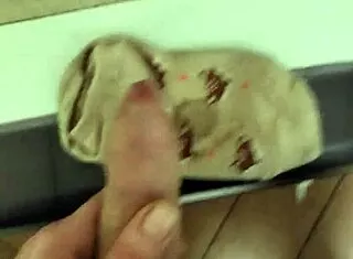 co worker's socks filled with hot cum