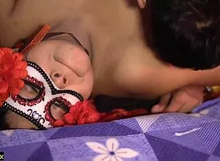 masked indian stepmom sneaks hotel sex with horny son-in-law