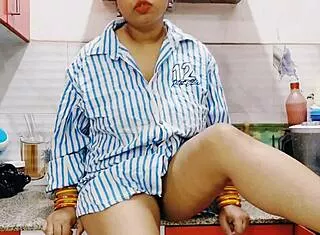 stepsis fucks bro in delhi kitchen big cock desi moans loud
