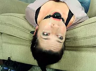 Stepmom Gags Deepthroat Ballgag Bound Challenge