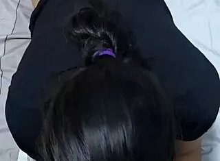 Stepsister delivers my ultimate blowjob fantasy