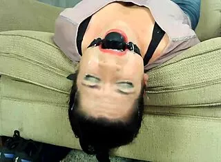 Stepmom Gags Deepthroat Ballgag Bound Challenge