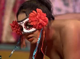 masked indian stepmom sneaks hotel sex with horny son-in-law
