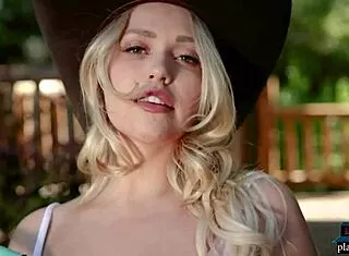 Curvy BBW Milf Mia Malkova Strips Big Ass Tits Sensually Outdoors For Playboy