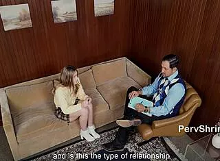 Therapy Turns Thrilling as Stepdaddy Drills Wet Teen Cowgirl