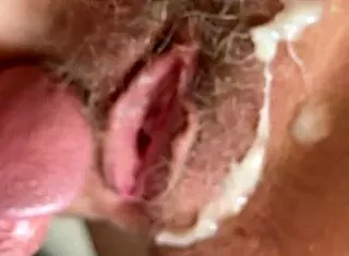 uhh that hairy pussy fuck slowmo CLOSE UP drives me crazy