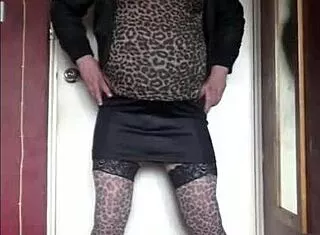 bi crossdresser shy stockings homemade humiliation swap surprise
