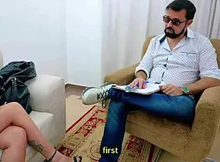 in couples therapy the doctor fucks homemade latina brunette ass hardcore with subtitles