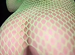 Nadia Diamo's Petite Latina Ass Twerks Fishnets Seductively!