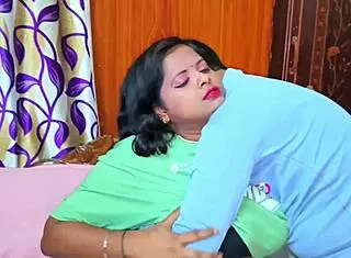 Hot horny Indian stepcousin bends over for juicy hardcore pounding