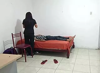 doesn't this latina nurse shake huge curvy ass sensually in lingerie roleplay?