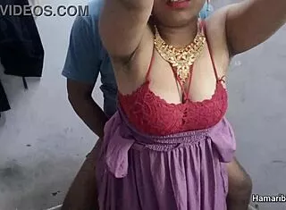 Sexy Bhabhi Hard Sex In Gown Tease