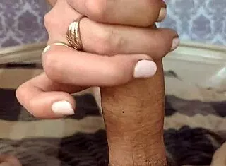 slow tease handjob explodes into rough anal creampie ride?