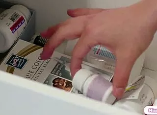 Horny Stepdaughter Smothers Stepmommy's Face with Shaved Pussy