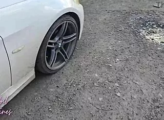 hairy mature milf swallows my cum after public car blowjob kindness