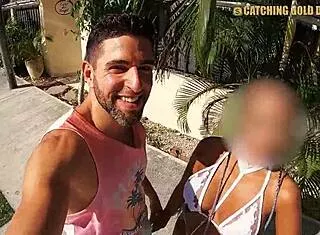 colombian bikini gold digger trades jetski ride for rough fuck