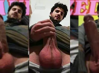 look at my balls while i jerk off and swallow cum!