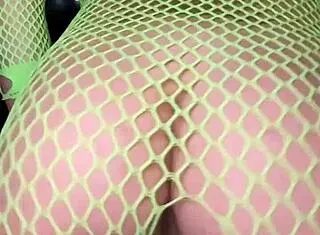 Nadia Diamo's Petite Latina Ass Twerks Fishnets Seductively!