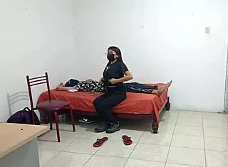 doesn't this latina nurse shake huge curvy ass sensually in lingerie roleplay?