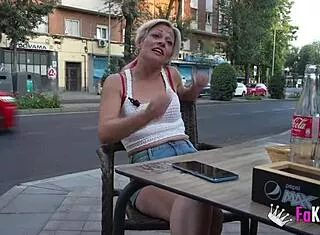 Sandra V Fulfills Panty Sniffer Fan's Dream with Hot Milf Outdoor Casting Fuck