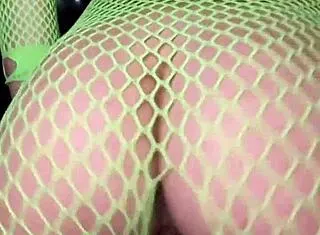 Nadia Diamo's Petite Latina Ass Twerks Fishnets Seductively!