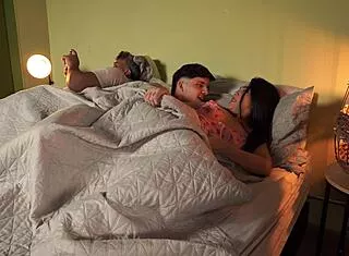 big-assed colombian stepmommy's natural saggy tits shake as stepson fucks her behind cuckold husband