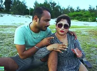 Beautiful young indian girl gets rough outdoor creampie doggystyle in forest 😘💦