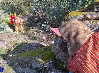 caperucita culona halloween ass fucked by big wolf cock doggystyle
