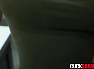 Wife's Naughty NYE Husband Cuckold Tease