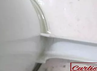 Perfect teen curlisita pounded hard post-bath creampie