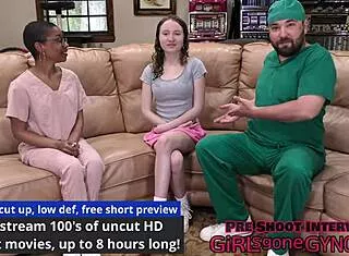 Serena Morgan endures soccer star anal fingering exam