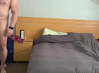 Big Booty Wife Teases Fuck and Creampie While Cuck Hides