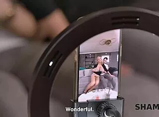 French Blonde Mature Pussy Shaved in Pantyhose Boy Watch