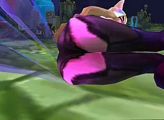 KDA Ahri moans sexily in Korean voice during intense ryona play