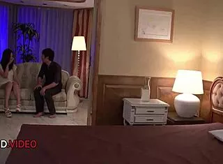 Yukina Saeki's seductive blowjob turns into wild Japanese fuck