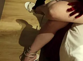 Jessica Rabbit cosplay girlfriend licks tongue surprise on huge cock