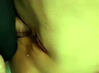keep pounding her shaved ass double penetration closeup