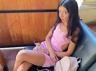 new coworker bends me over for rough doggystyle fucking and creampie during job interview