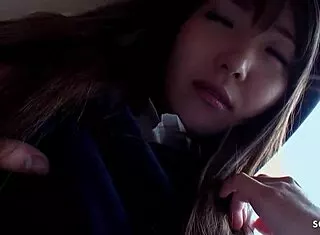 Classmate Tempts Busty Japanese Teen's First Pov Encounter