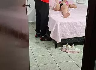 stepdaughter home from carnival gives daddy morning blowjob cum?