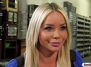 busty blonde seals job with boss's deep fuck