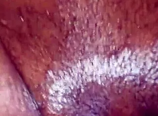 raw cumshot all over my step sister's swollen pussy